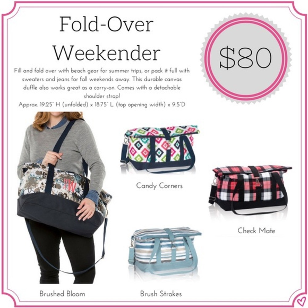 Thirty-One Fold Over Weekender - Picture 2 of 2